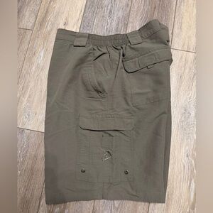 Reel Legends green Performance Shorts With Elastic Side waist for comfort